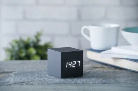 Cube Click Clock - Black