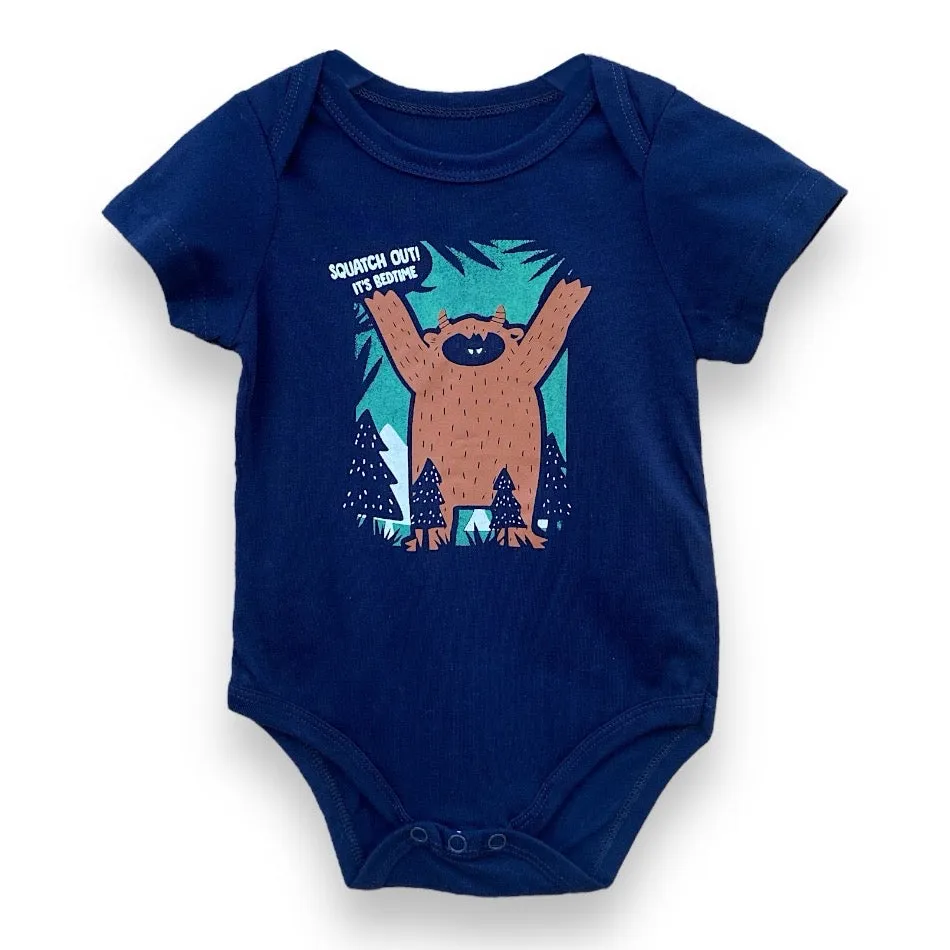 Cute Koala 2 Pc Bodysuit And Shorts Set - Squatch Out! It's Bedtime