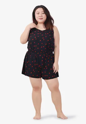 Cutiepie Short Sleepwear Set - Midnight Strawberry