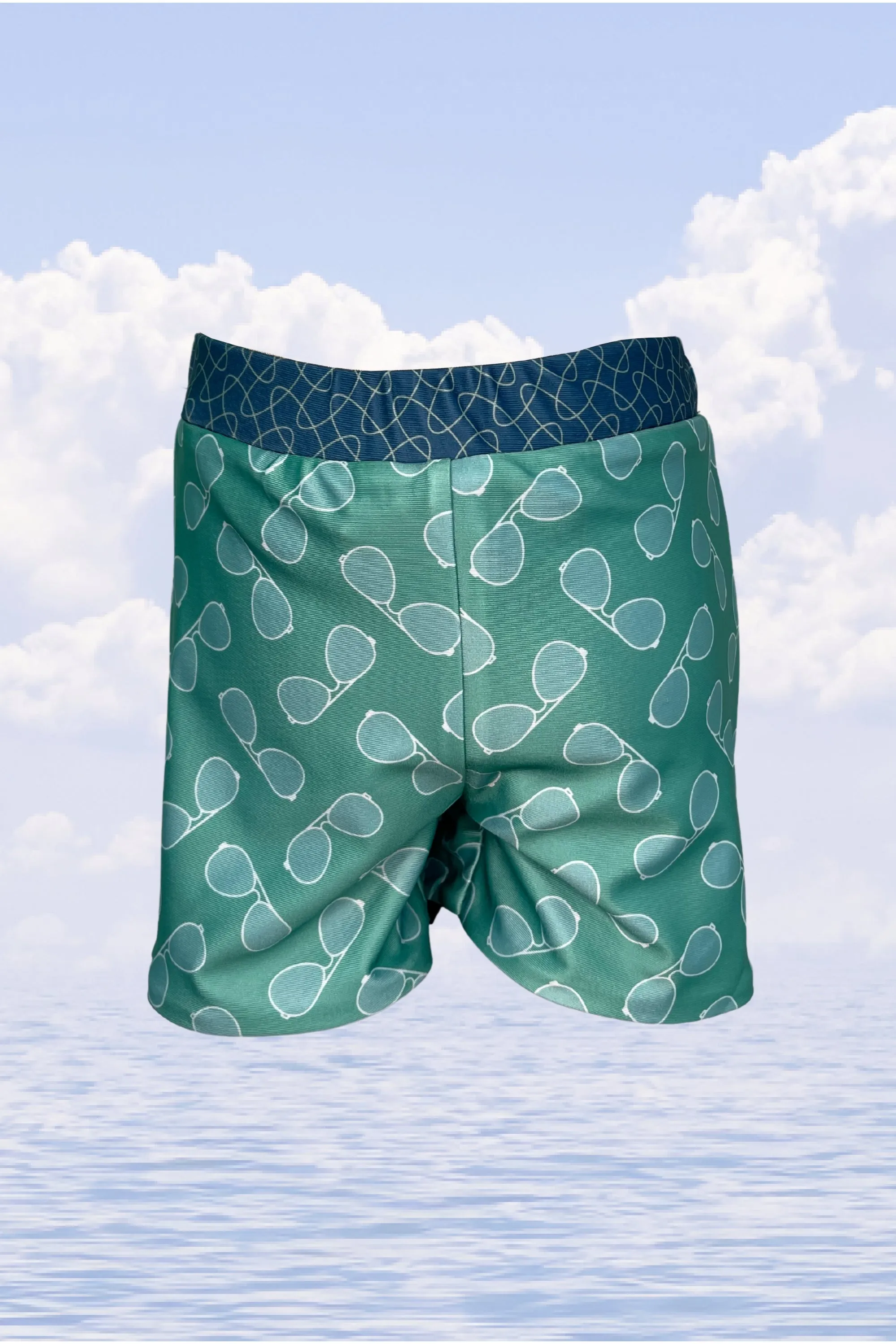 Echo Kids' Unisex Swim Shorts - Reversible