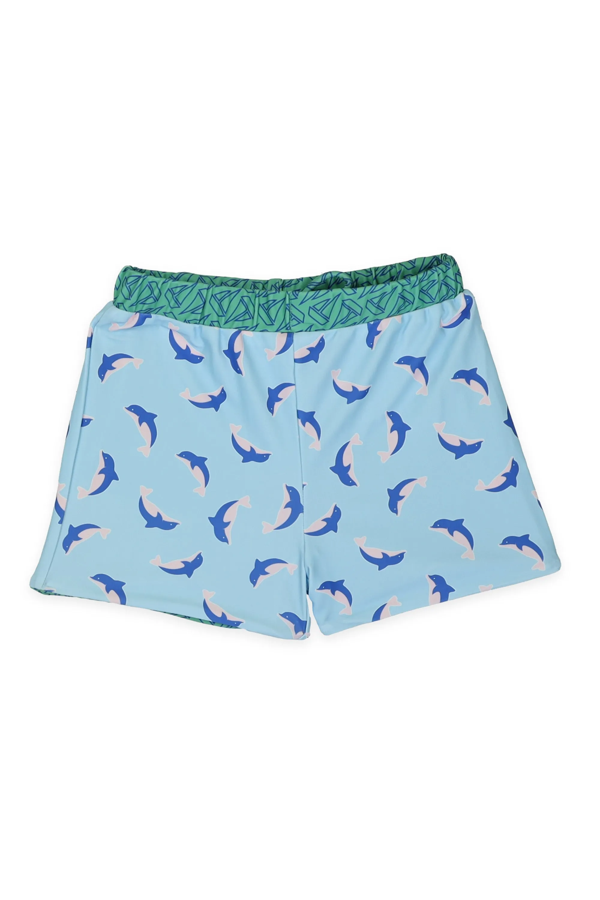 Echo Kids' Unisex Swim Shorts - Reversible