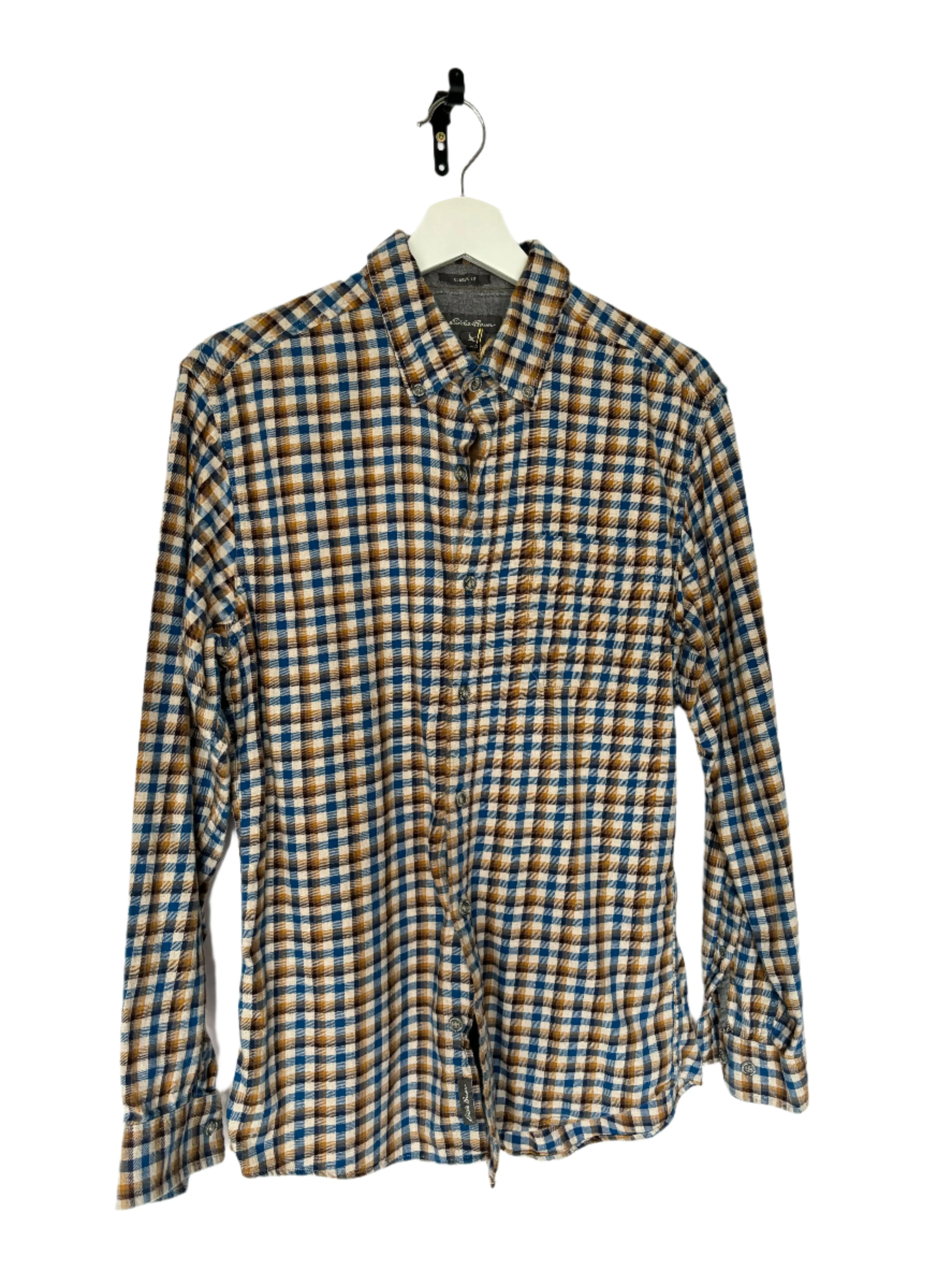 Eddie Bauer Soft Plaid Button Up