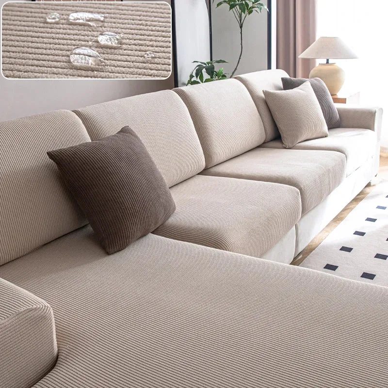 Elastic Sofa Cover Luxury Adjustable Elastic Couch Cover for Living Room Sofa Seat Cover 1 2 3 4 Seat L Shaped Full Set