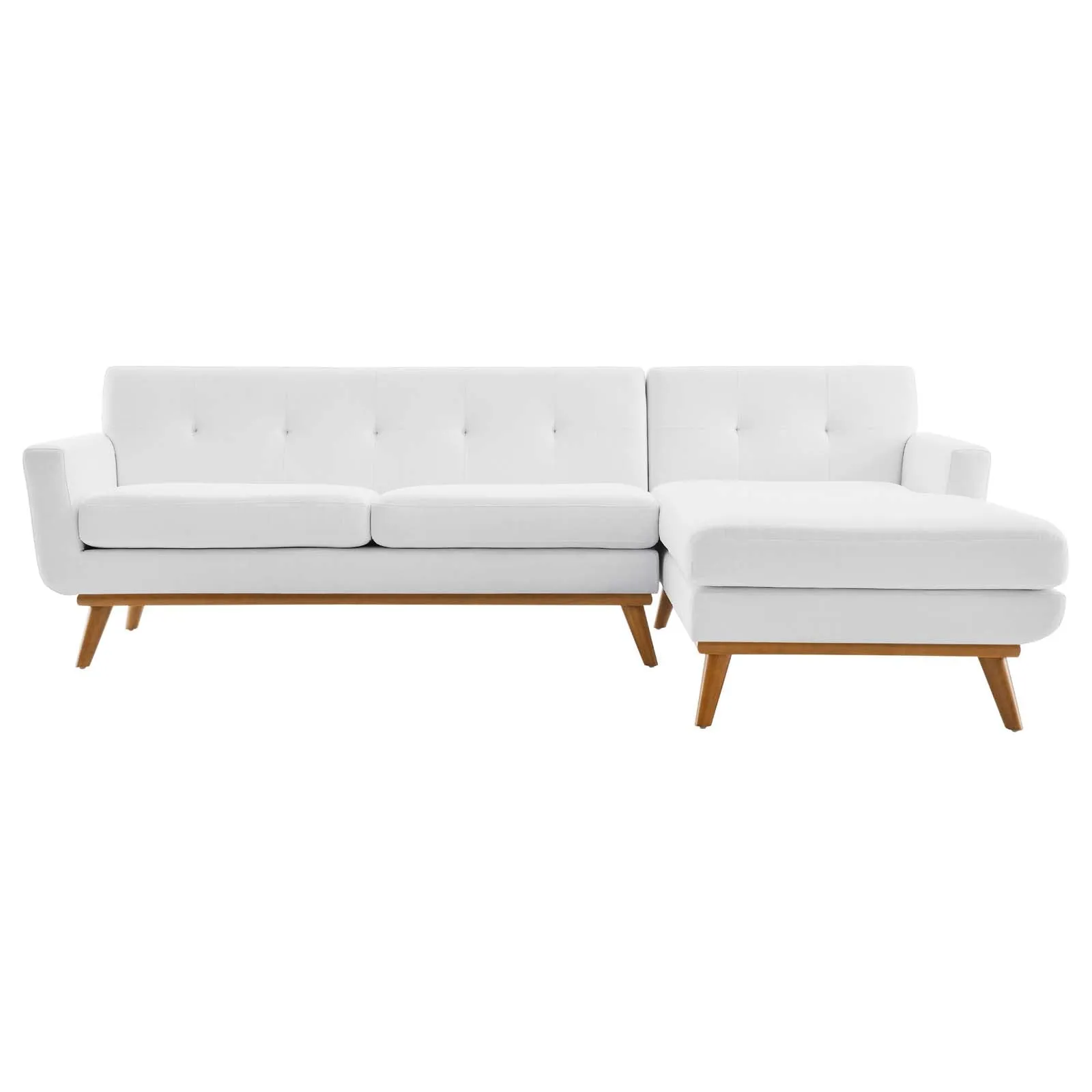 Engage Right-Facing Upholstered Fabric Sectional Sofa