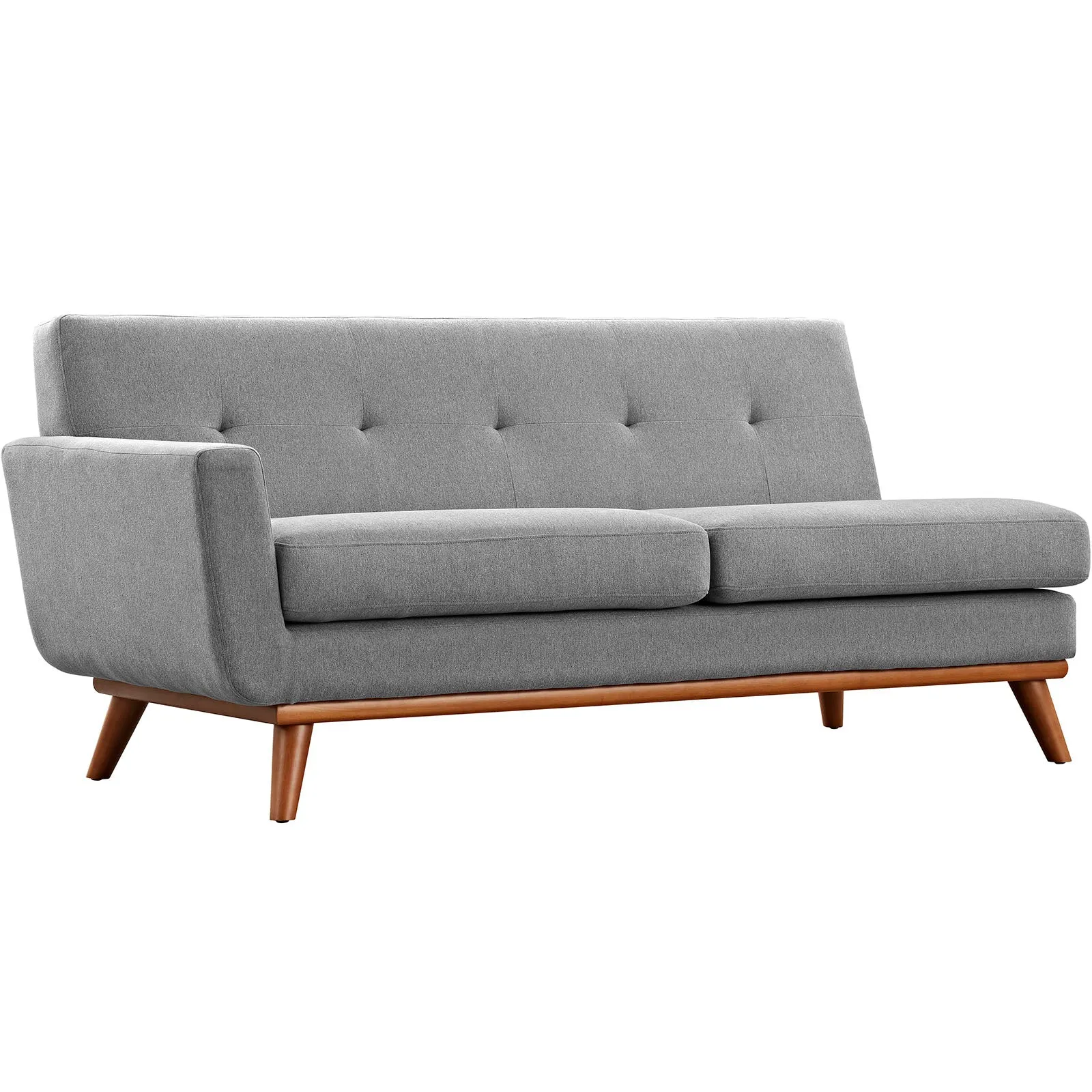 Engage Right-Facing Upholstered Fabric Sectional Sofa