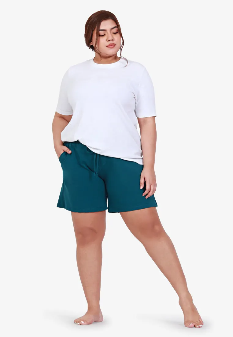 Ethel Easy Drawstring Shorts - Blue