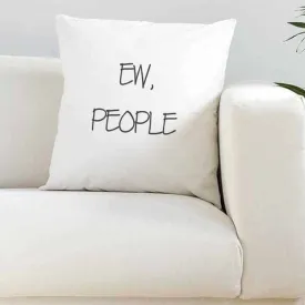 Ew People Silky White Cushion