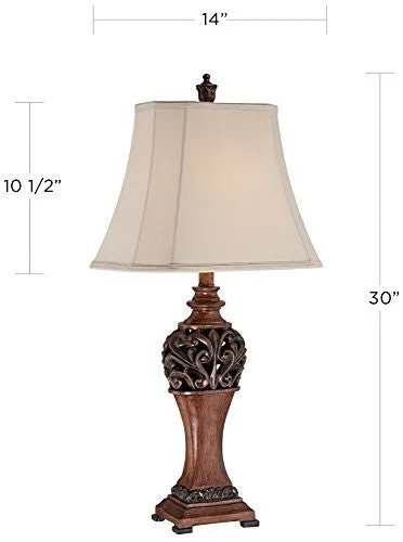 EXETER BRONZE TABLE LAMP SET OF 2