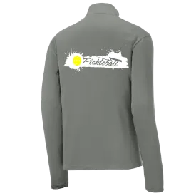 Extreme Pickleball | Men's 1/4 Zip Long Sleeve Pullover Athletic Shirt | 100% Polyester