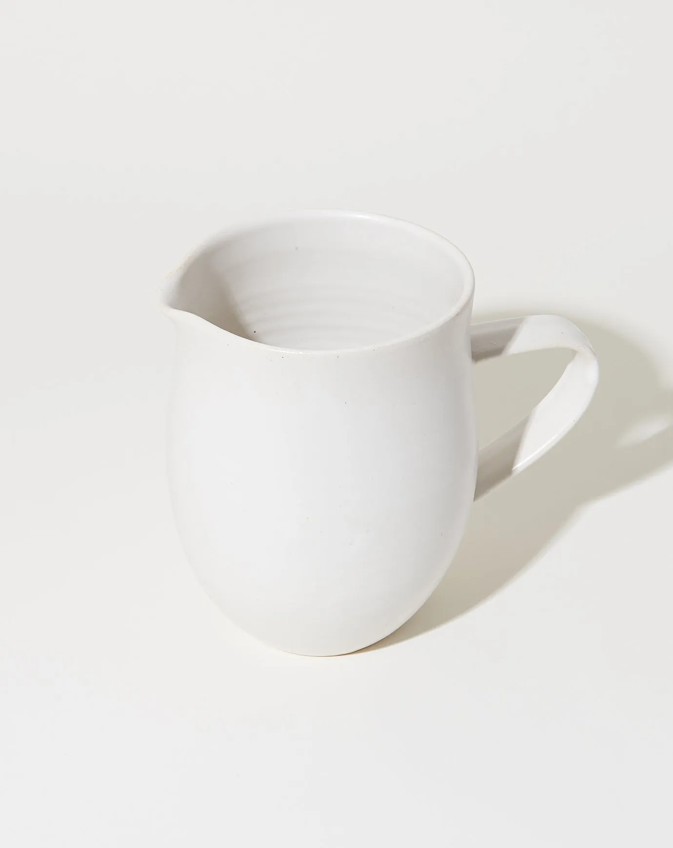 Farmhouse Pitcher in Eggshell