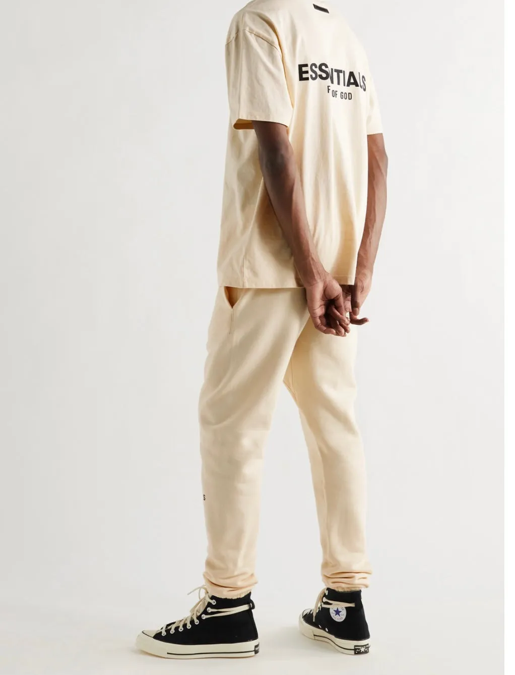 Fear Of God ESSENTIALS Jersey T-Shirt Buttercream