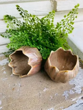 FLOWER SHAPE VOTIVE/PLANTER