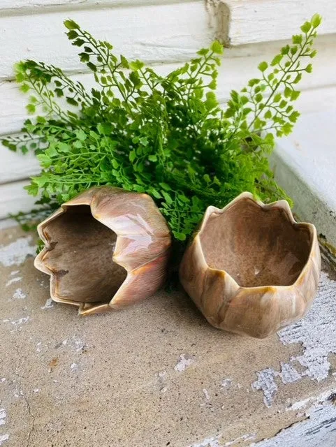 FLOWER SHAPE VOTIVE/PLANTER