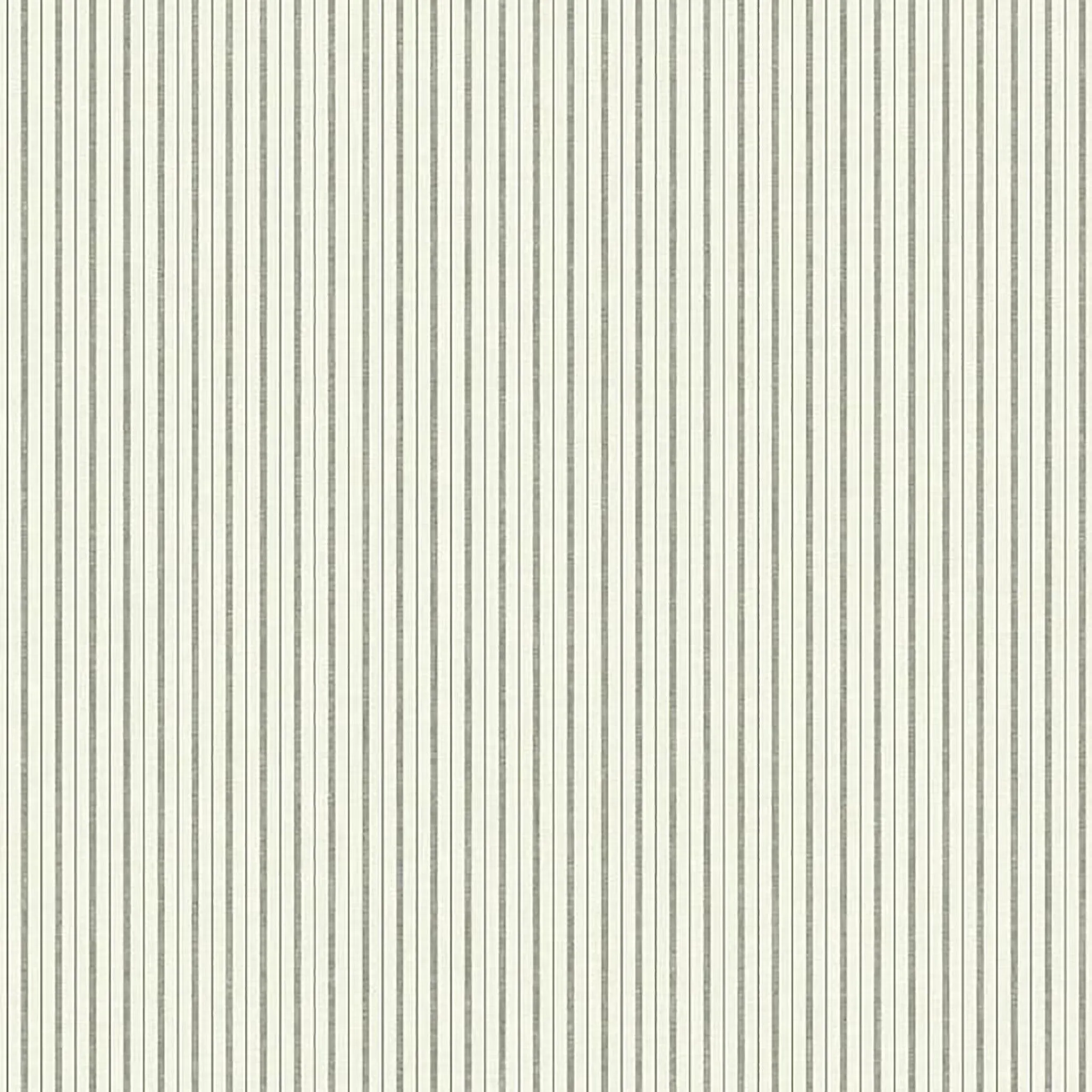 French Ticking Wallpaper in Black and White