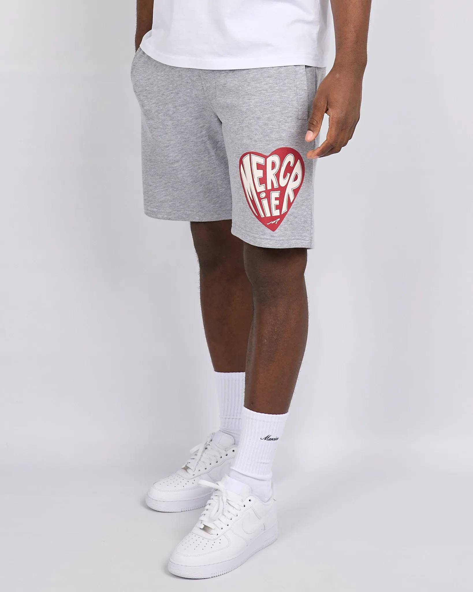 Grey Mercier Heart Shorts