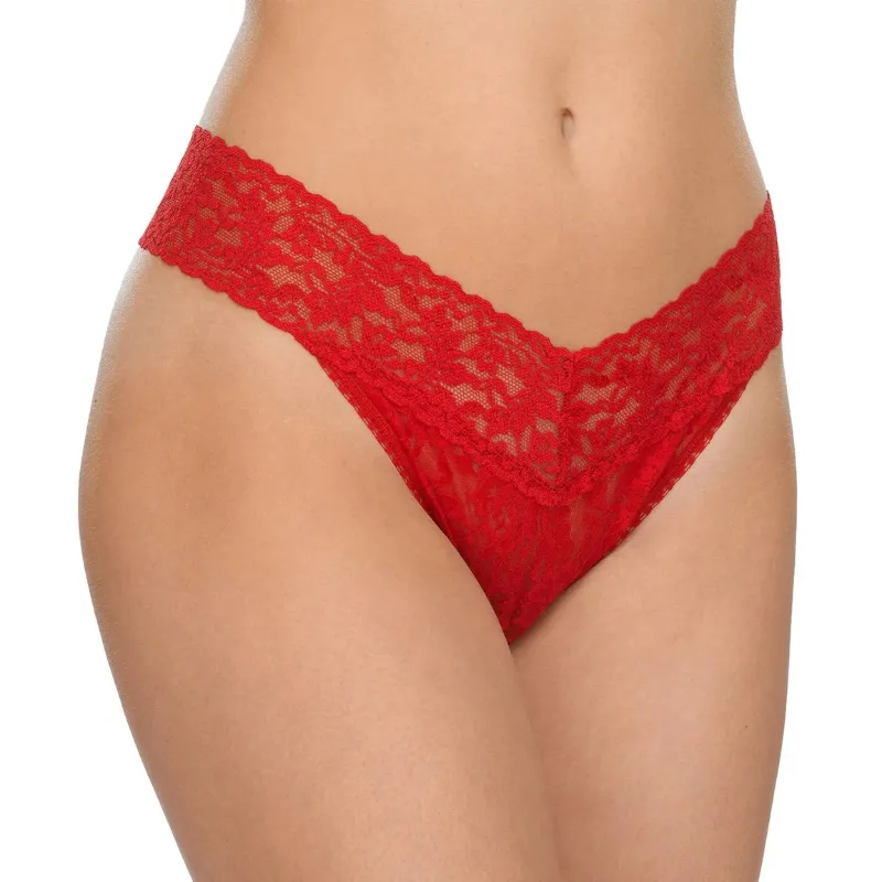 Hanky Panky Signature Lace Original Rise Thong Red