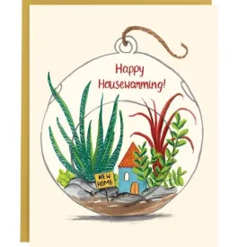 Happy Housewarming Terrarium Card