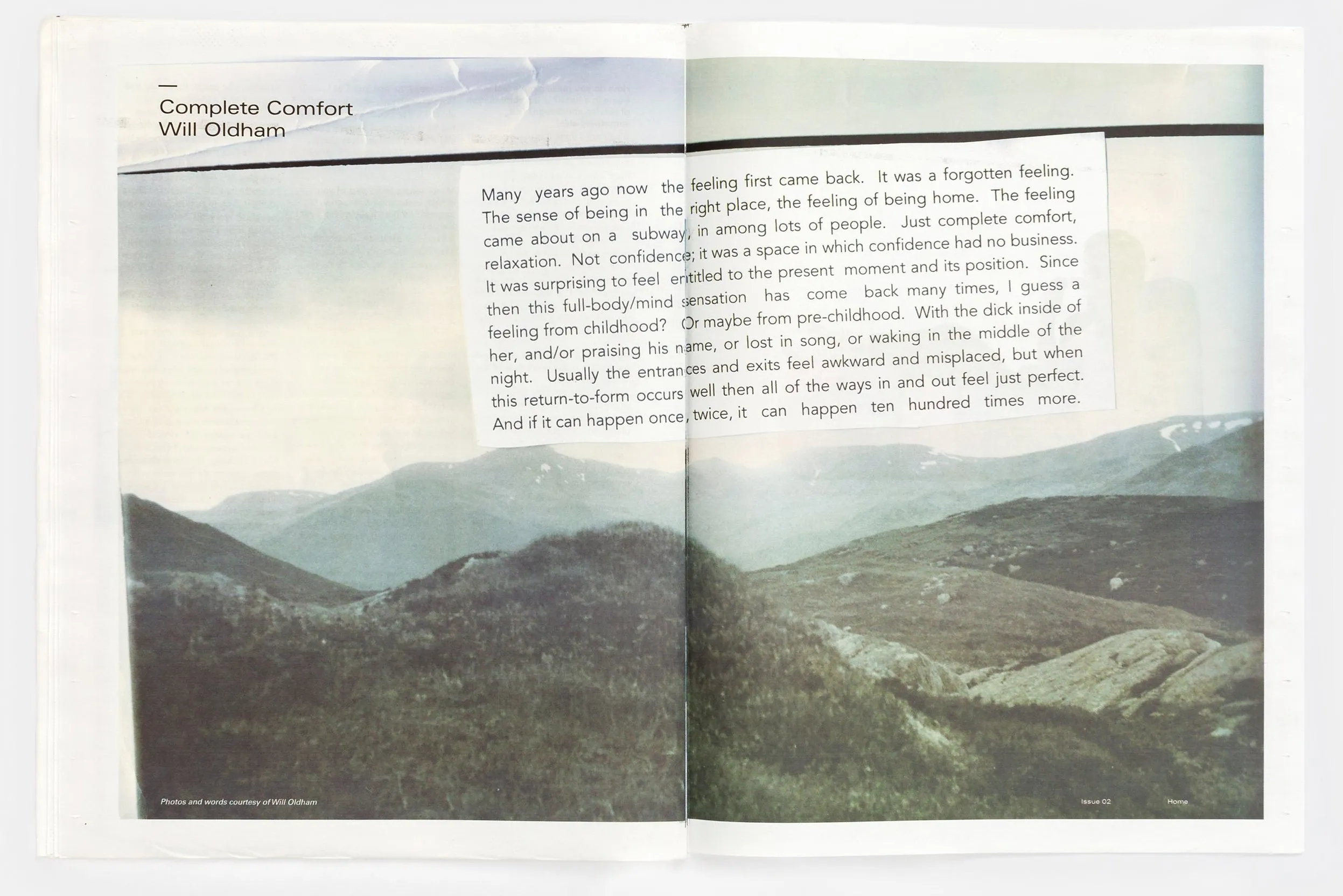 Home Zine by David Lowery