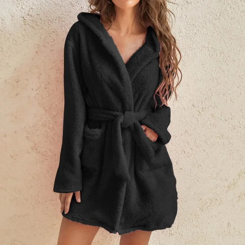 Hooded Bathrobe