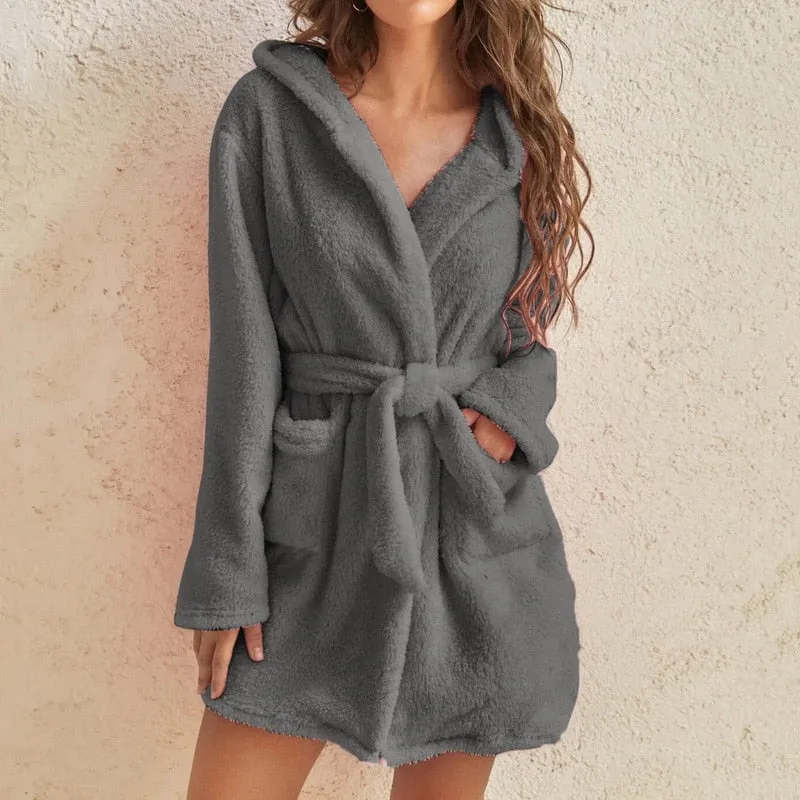 Hooded Bathrobe