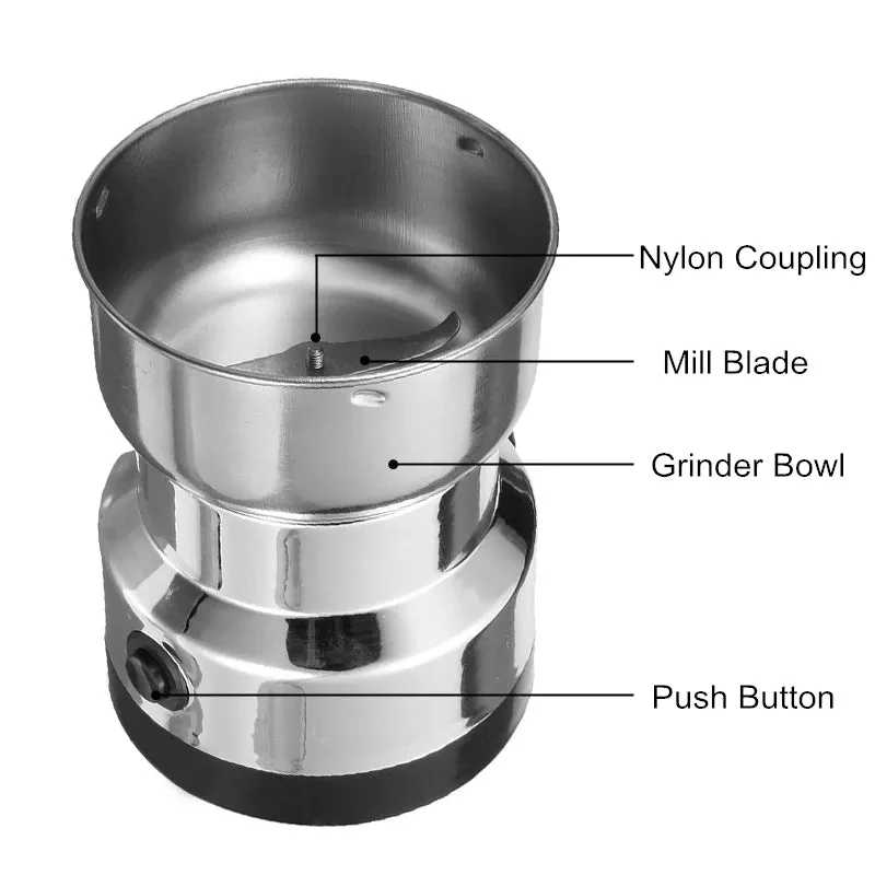 Household Electric High Quality Stainless Steel Grinder