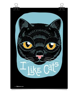 I Like Cats Poster