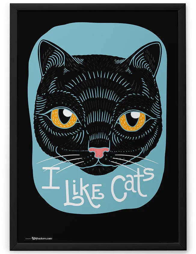 I Like Cats Poster