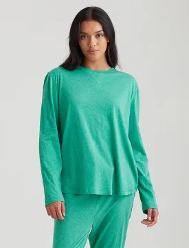 Jada Organic Cotton Long Sleeve Knit Tee