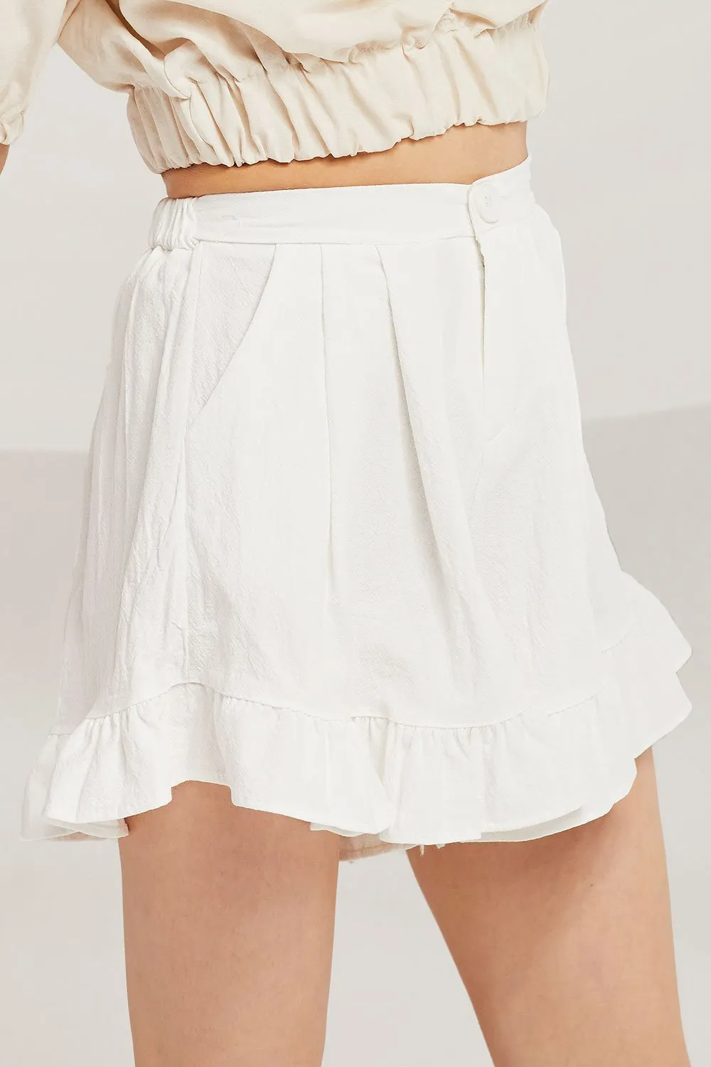 Jade Frill Hem Shorts