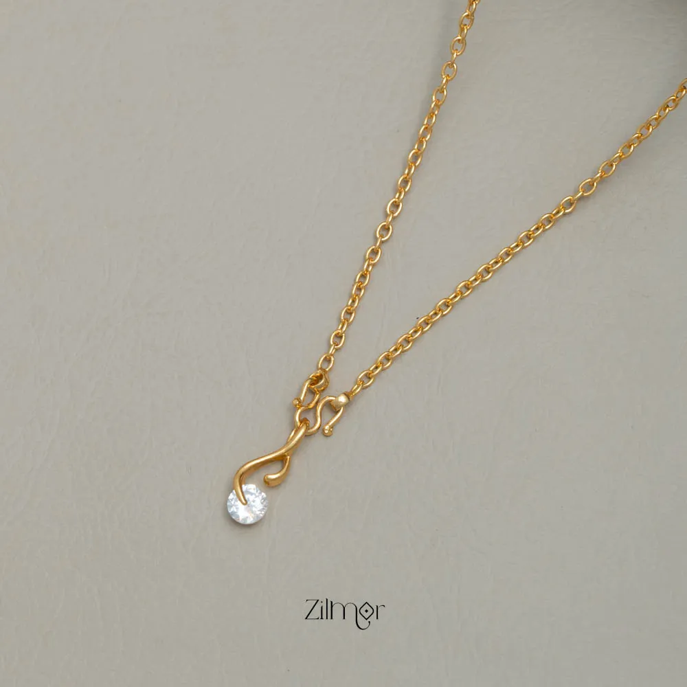 KJ101192 - Simple pendant Necklace