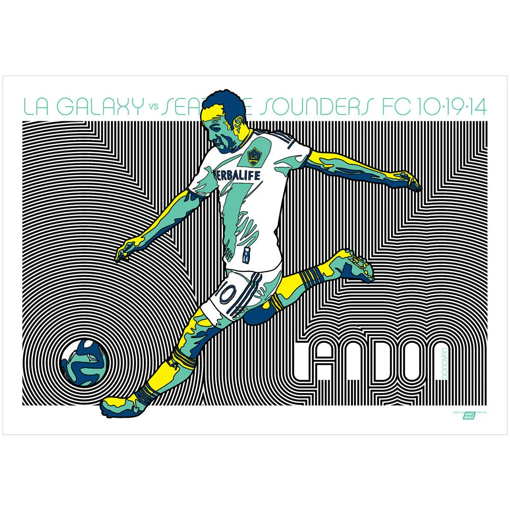 LA Galaxy "Commemorative Match Day Poster Series" 4-Pack