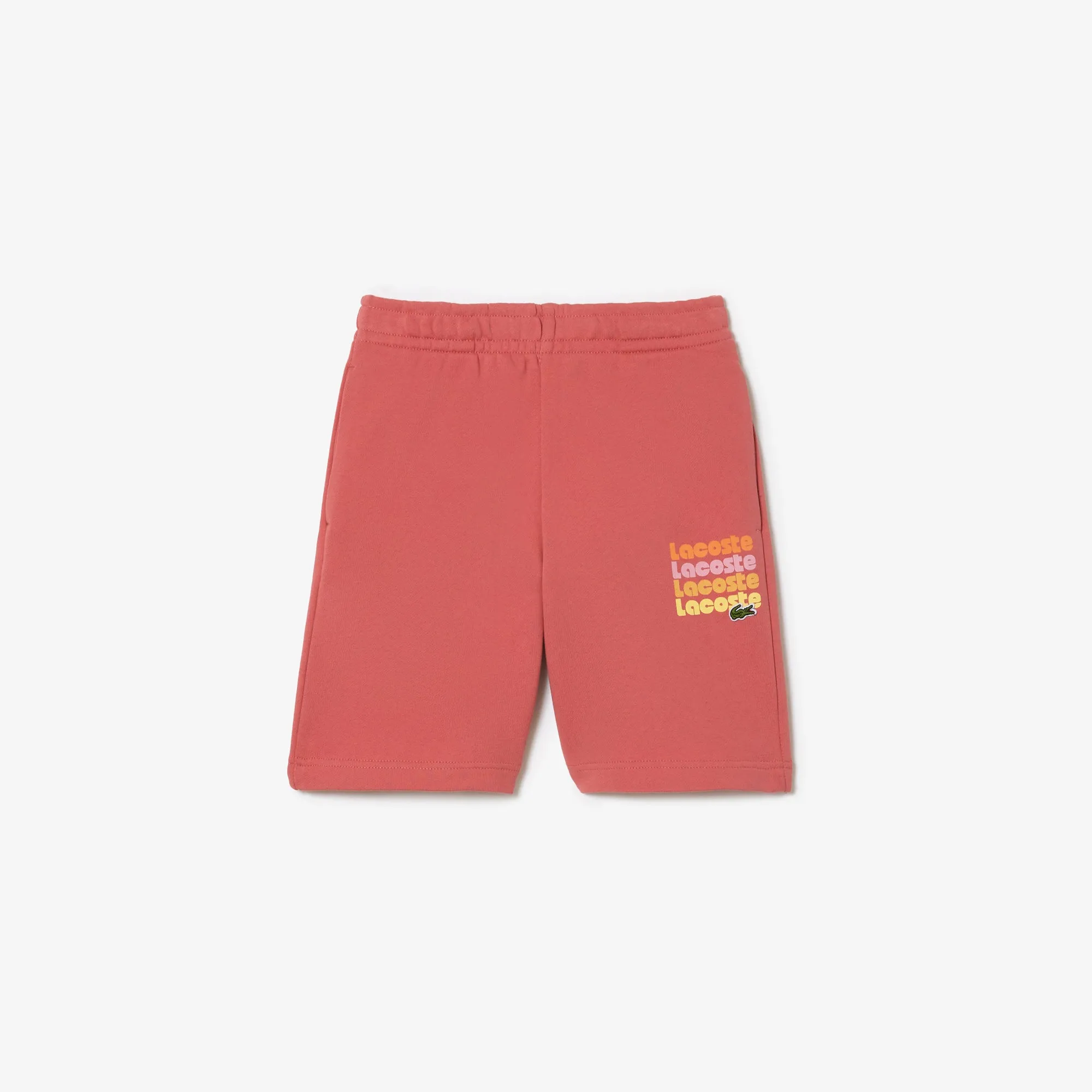 Lacoste Print Unbrushed Fleece Shorts