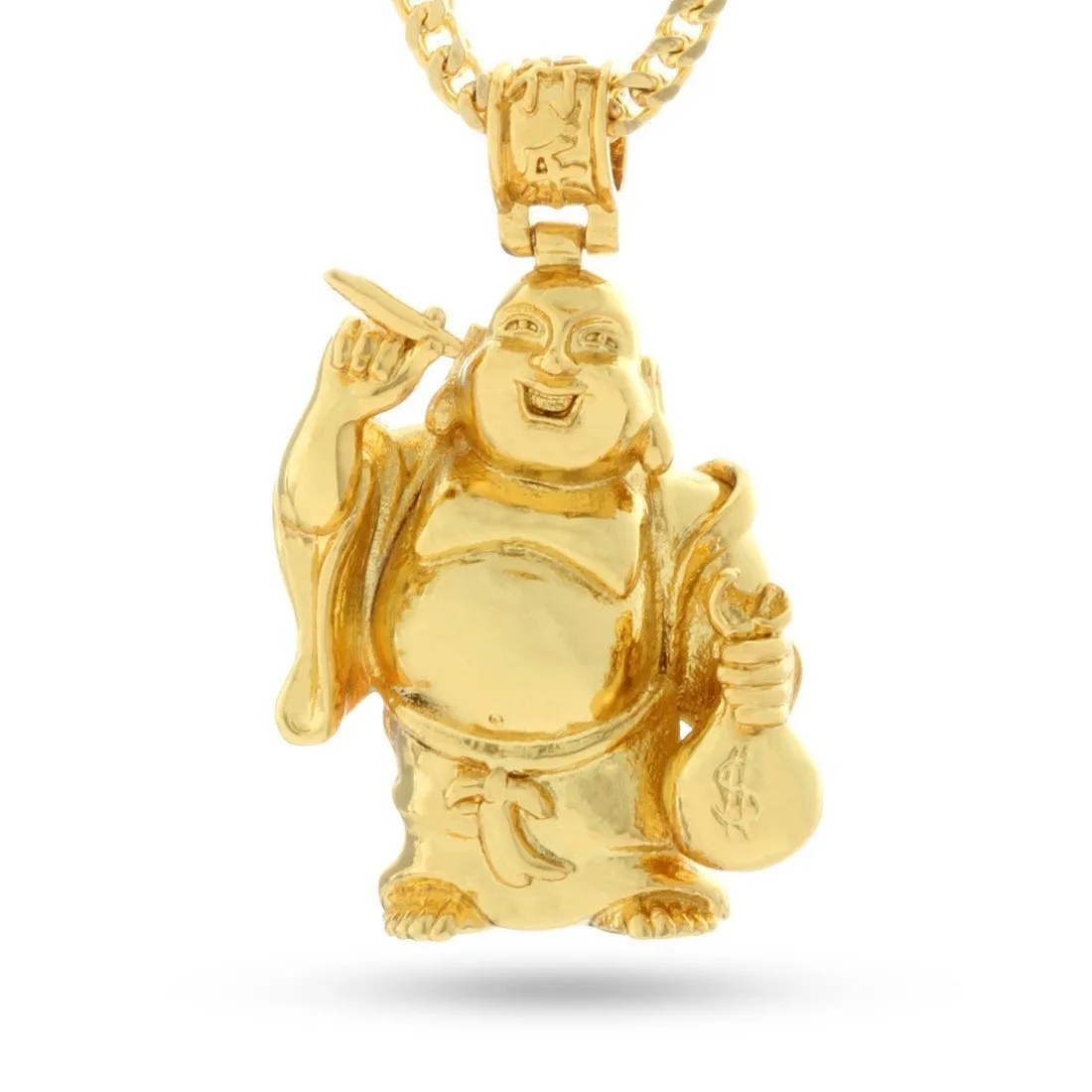 Laughing Buddha Necklace