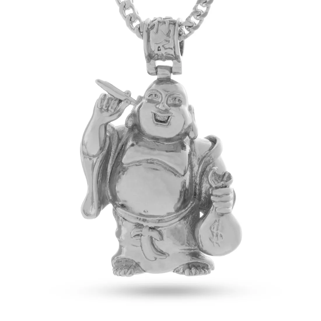 Laughing Buddha Necklace