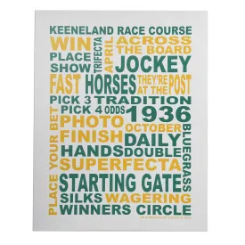 Lee Wybranski Keeneland Back 9 Print