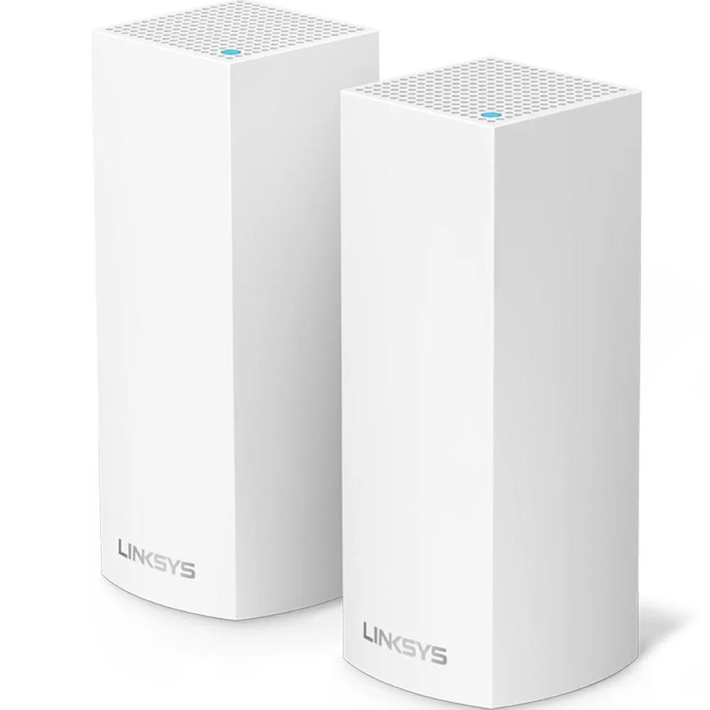 Linksys Velop Home Mesh WiFi System - WiFi Router/WiFi Extender for Whole-Home Mesh Network (3-pack, White)