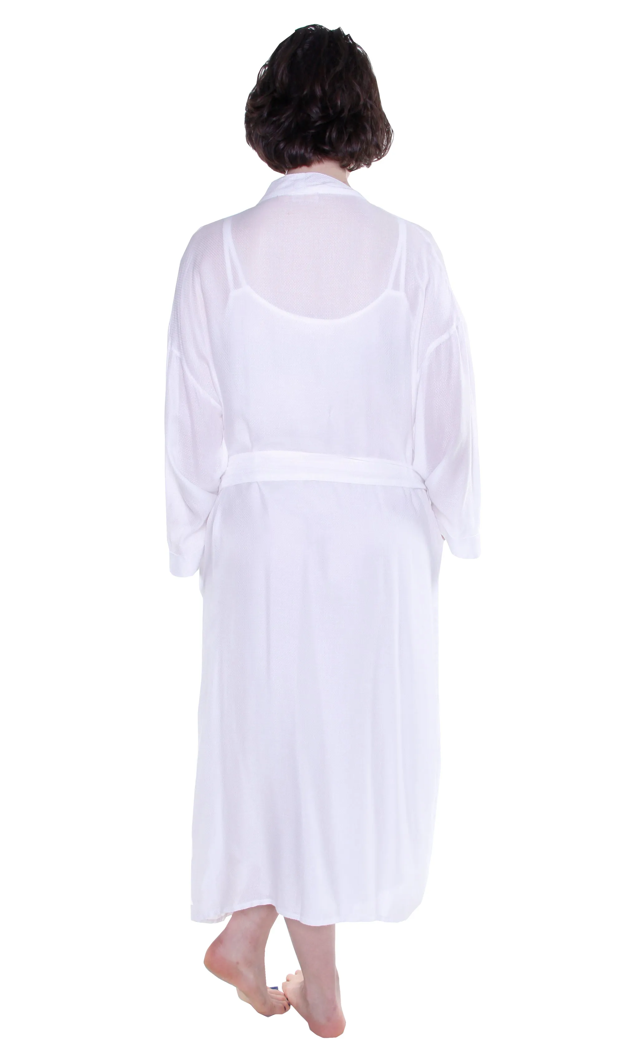 Long Sleeve Rayon Robe