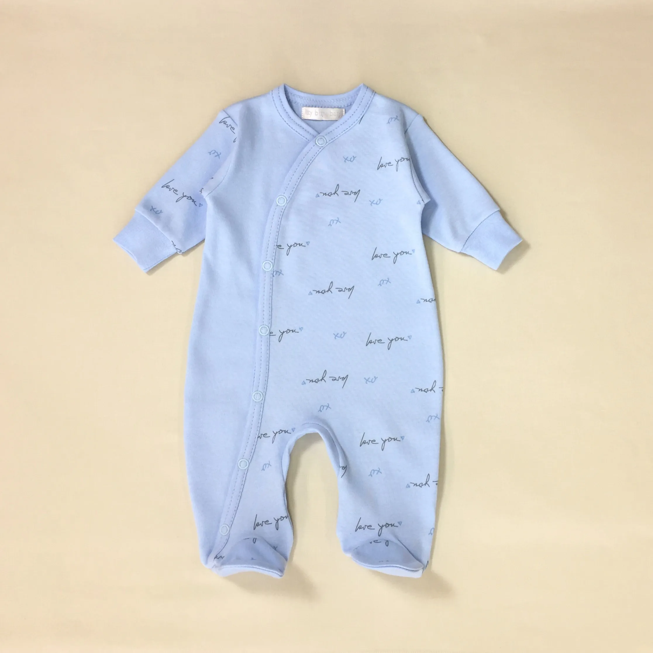 Love You ♥ Blue Layette Set