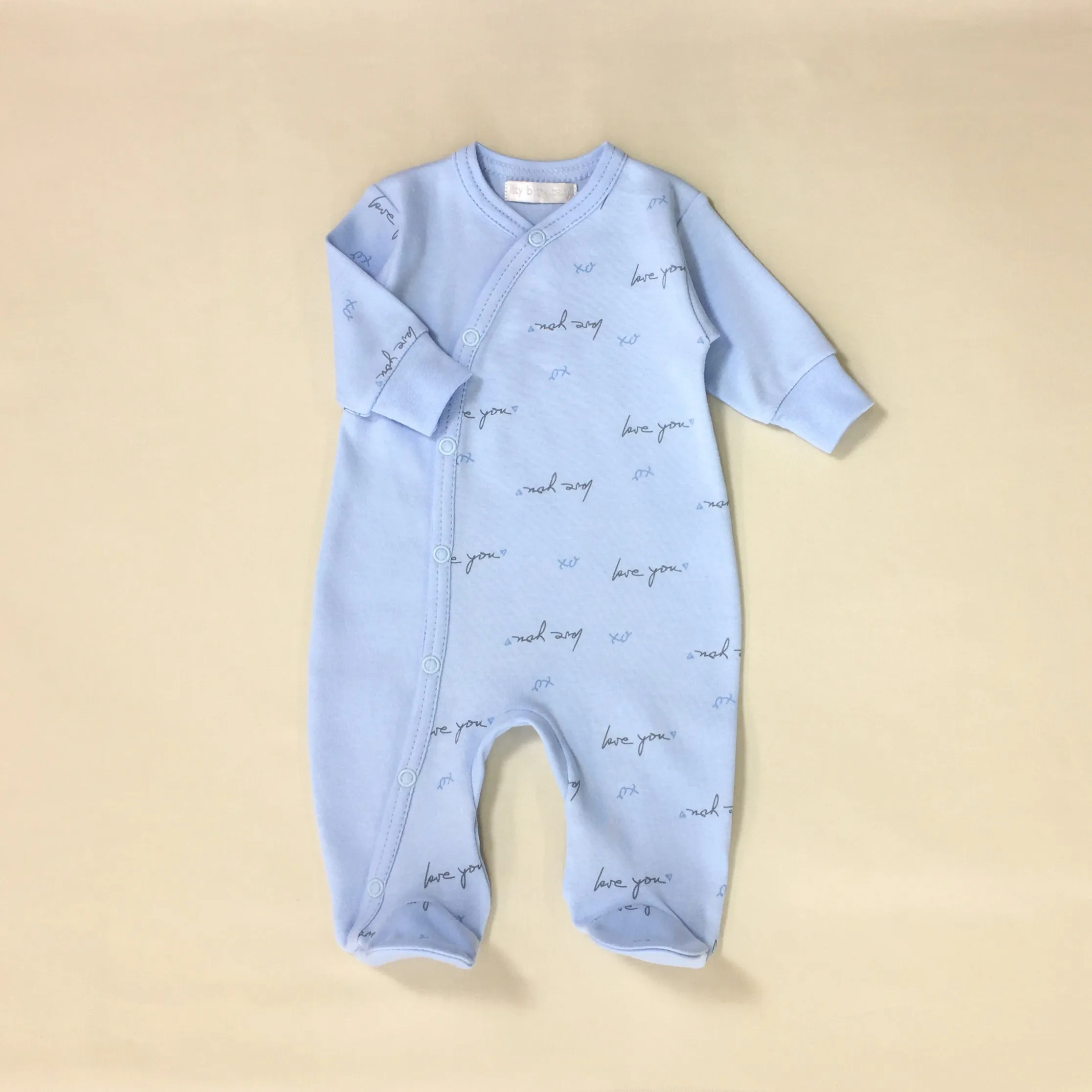 Love You ♥ Blue Layette Set