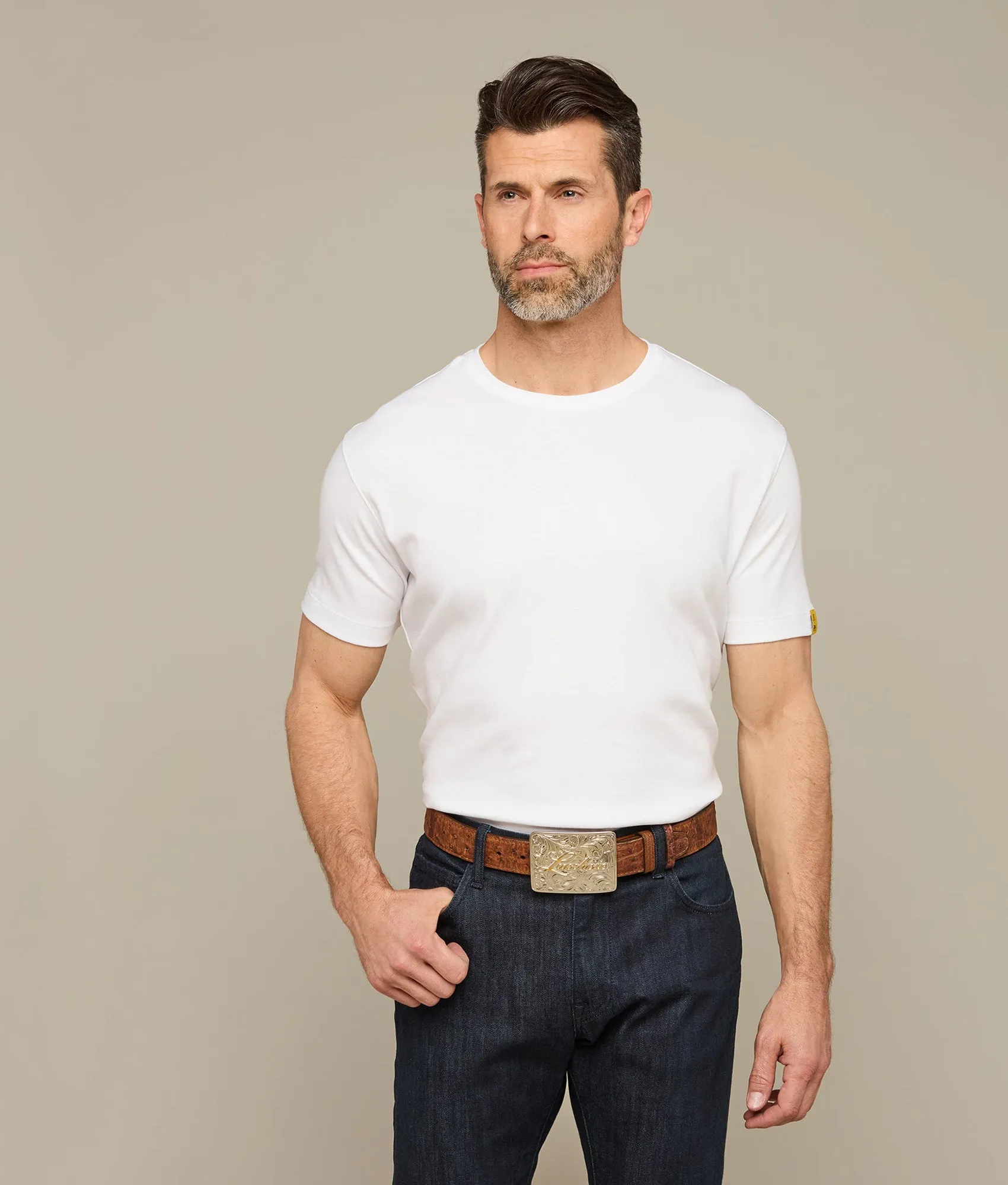 Lucchese x Parker McCollum Pima Cotton Tee :: White