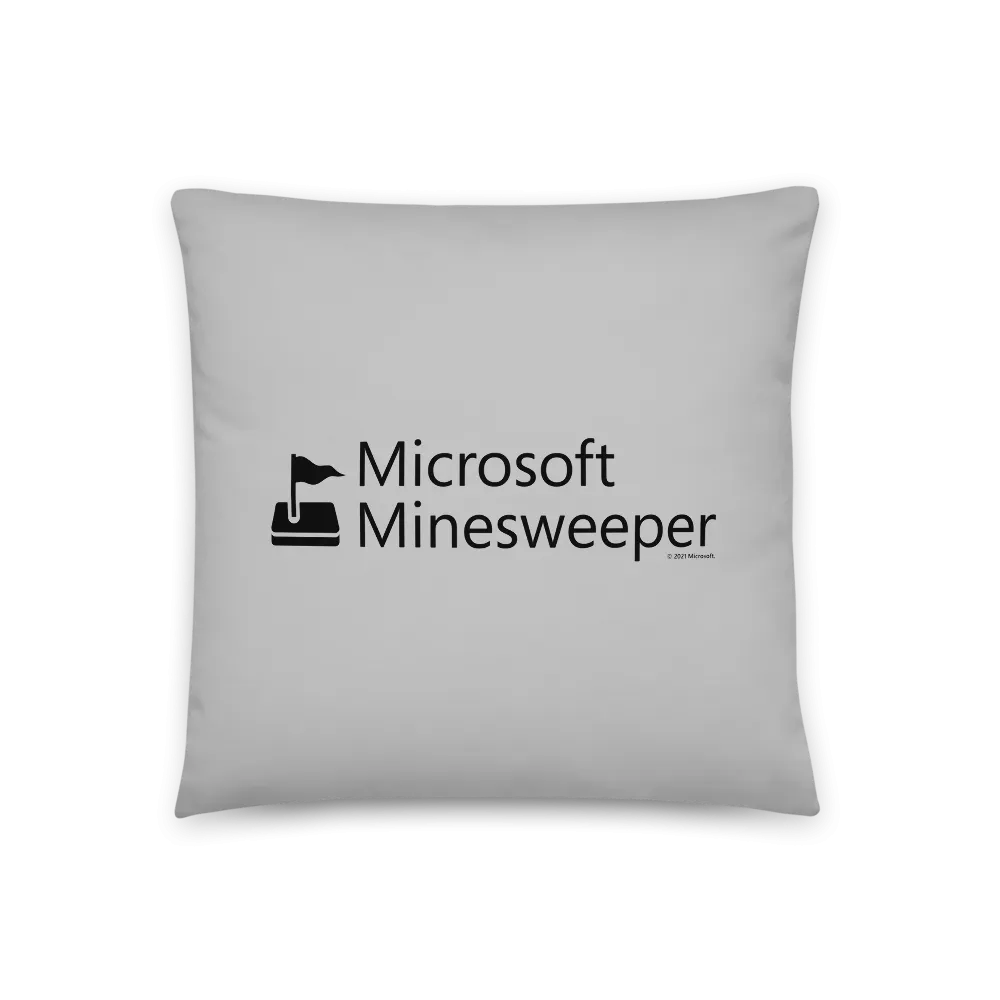 Microsoft Minesweeper Game Board Throw Pillow