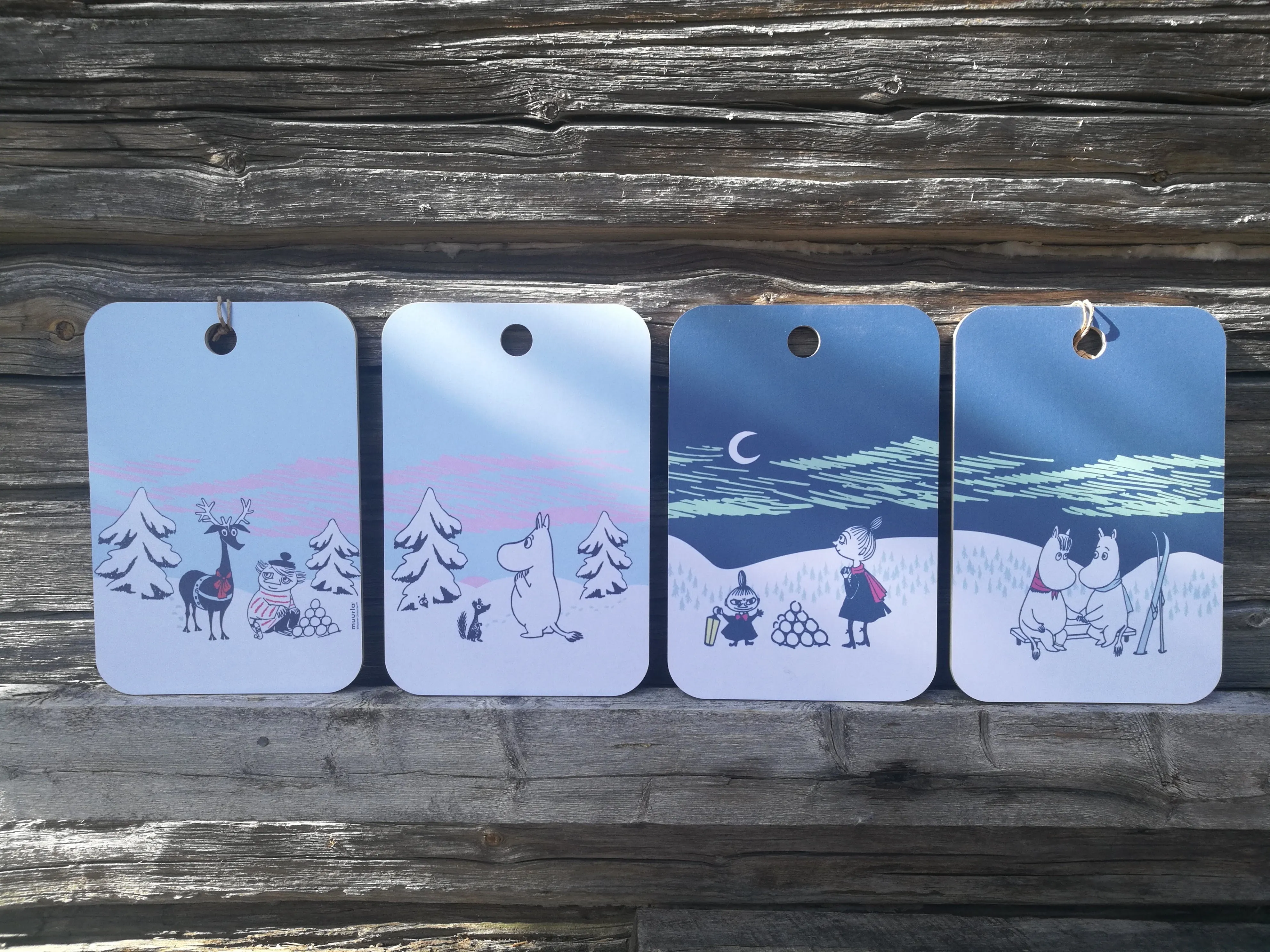 Moomin | Tableware | Moomin Serving Board | Winter Night