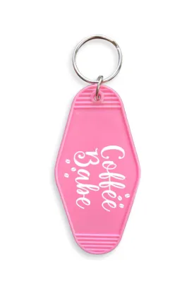 motel keychain - coffee babe