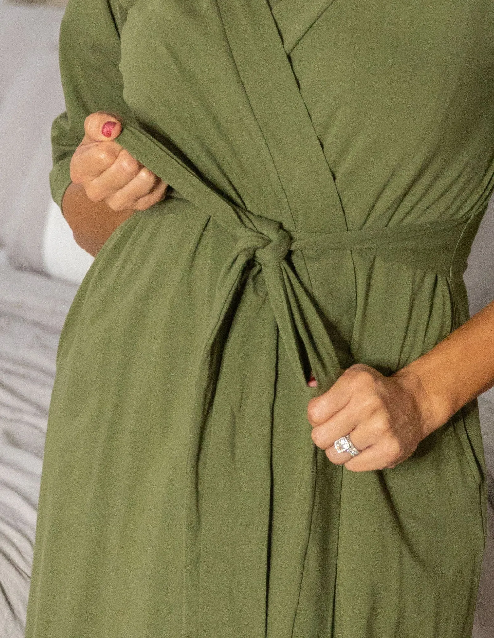 Olive Green Robe