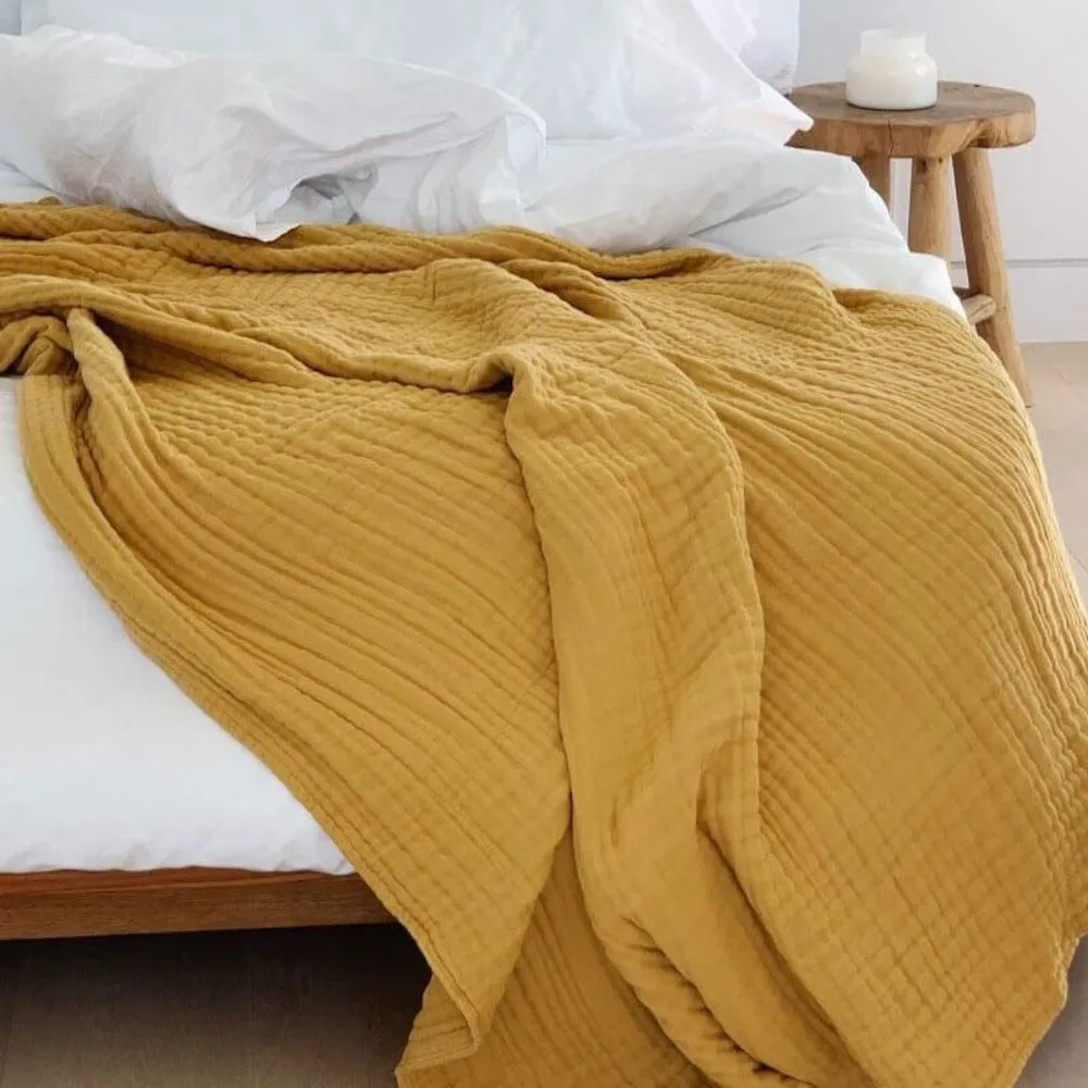 Oversized Breeze Muslin Cotton Throw