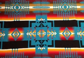 Pendleton® Chief Joseph Blanket, Turquoise