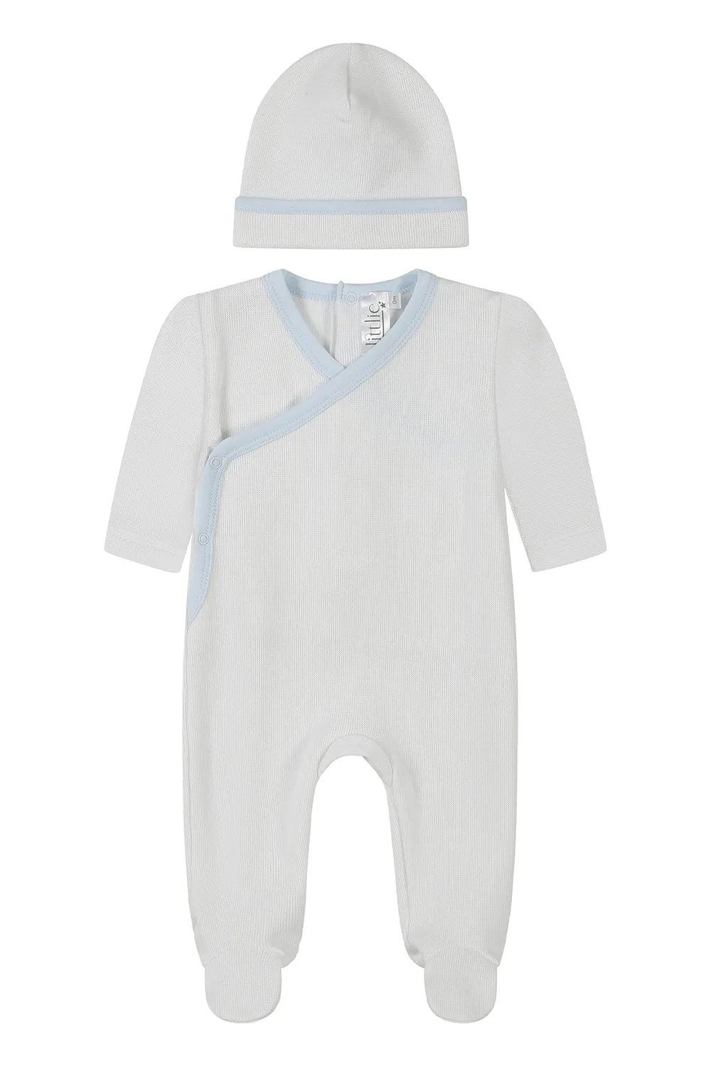 Pima cotton baby take home set / BLUE