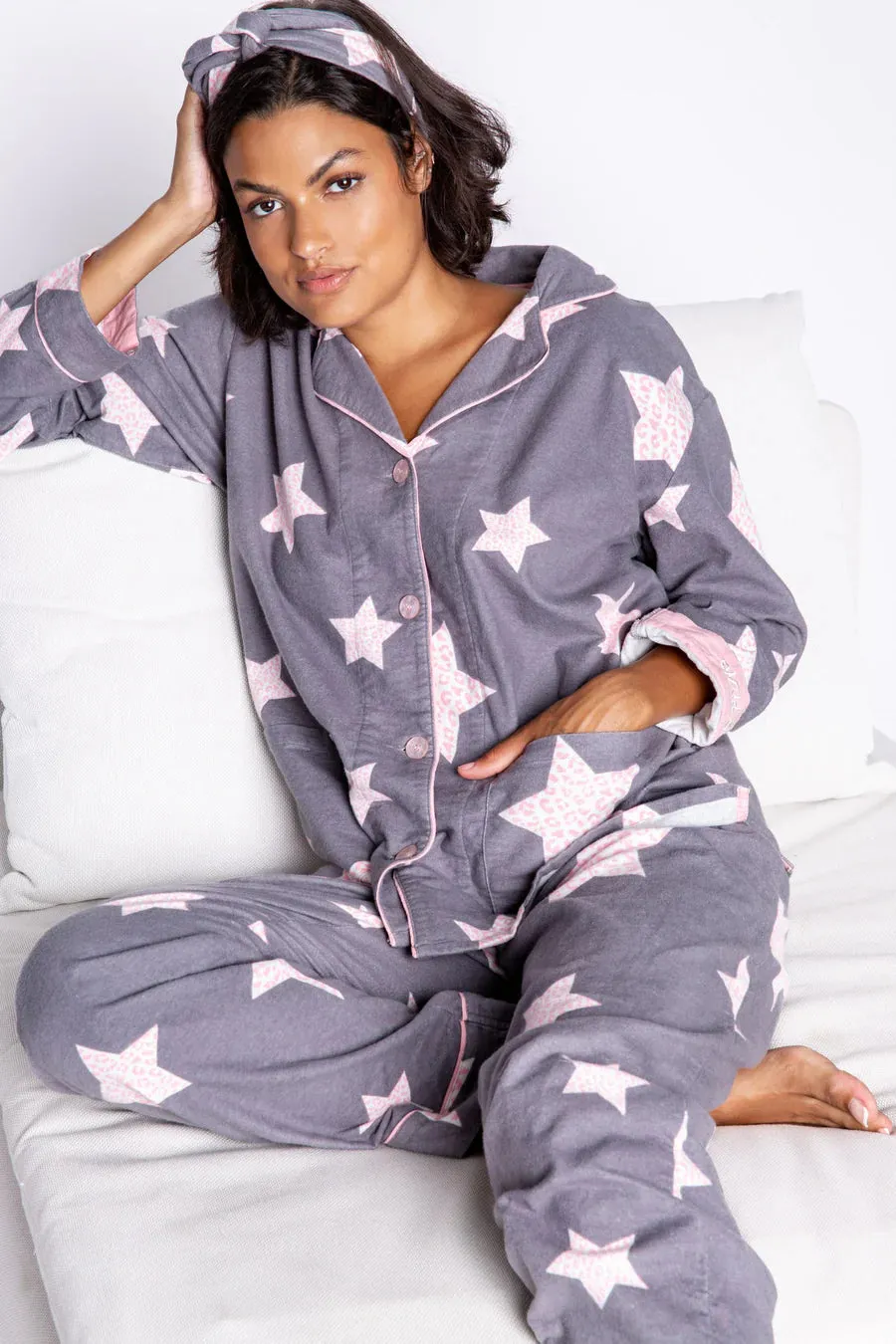 PJ Salvage Flannel PJ Set