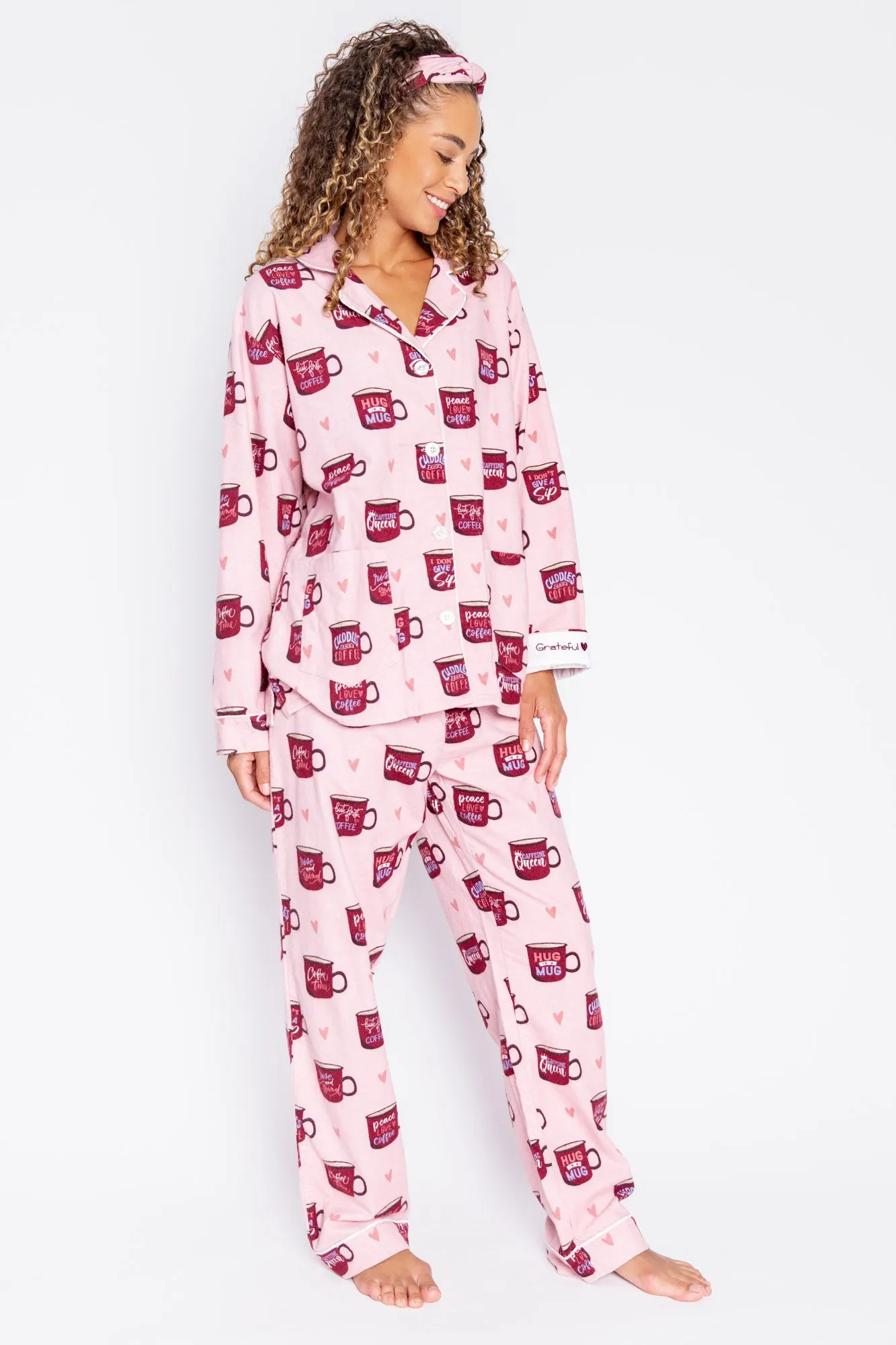 PJ Salvage Flannel PJ Set