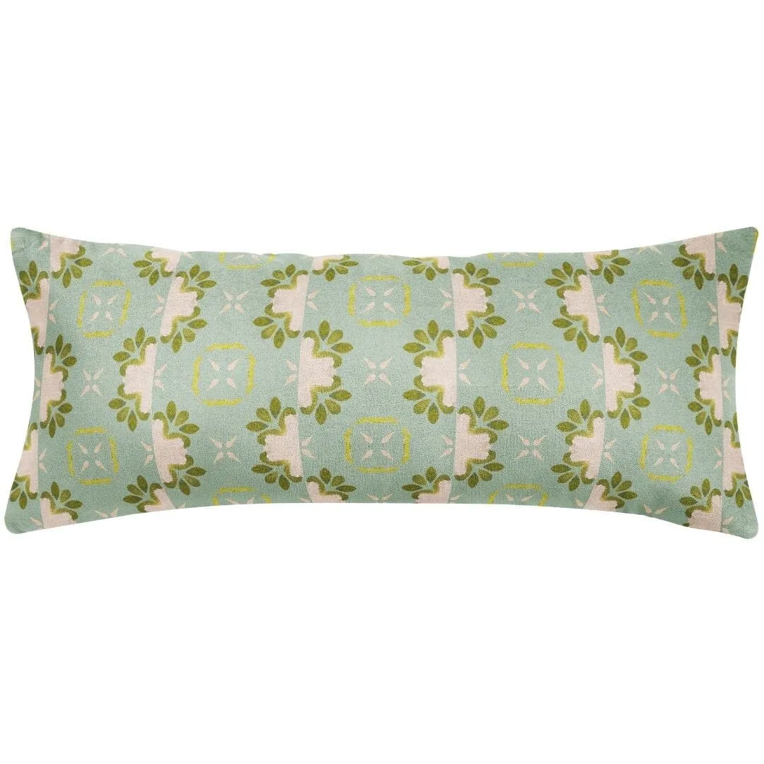 Primrose Blue 14x36 Pillow